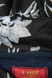 Verlängerte Sweatshirt/Sweatkleid mit Kapuze dunkelblau
