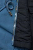 Wende-Parka mit Kapuze jeans/dunkelblau