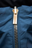 Wende-Parka mit Kapuze jeans/dunkelblau