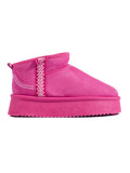 Rosa Wildleder Schneestiefel mit Plattform KENDALL