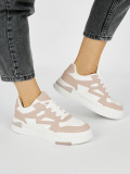Rosa Damen Sneakers auf Plattform