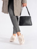 Helle beige Mokassins auf Plattform