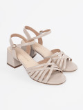 Elegante beige Sandalen von Sergio Leone