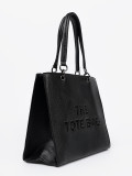 Klassische schwarze Shopper TOTE