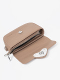 Beige Herz-Handtasche