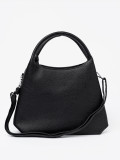 Elegante schwarze Handtasche mit Kosmetiktäschchen