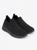 Schwarze Slip-On Sneakers