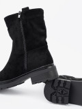 Stylische Stiefeletten mit dicker schwarzer Sohle