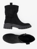 Stylische Stiefeletten mit dicker schwarzer Sohle