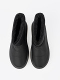 Wasserdichte schwarze Schneestiefel mit Futter