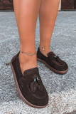 Barefoot Mokassin aus echtem Wildleder, braun