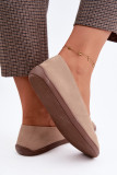 Barefoot Ballerinas aus natürlichem Wildleder beige