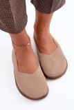 Barefoot Ballerinas aus natürlichem Wildleder beige