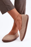 Barefoot Ballerinas aus natürlichem Wildleder beige