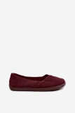 Barefoot Ballerinas aus echtem Wildleder bordeaux
