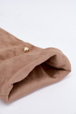 Beige Overknee-Stiefel mit Stilettoabsatz und goldenen Details