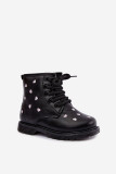 Gefütterte Mädchen-Stiefelette mit Herzchen