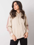 Beige Kapuzenpullover