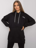 Schwarzer Damen Hoodie