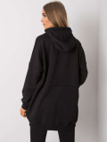 Schwarzer Damen Hoodie