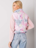 Grau-rosa Weste