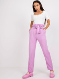Damenhose in hellem Violett