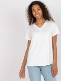 Elegante Bluse mit V-Ausschnitt