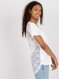 Elegante Bluse mit V-Ausschnitt