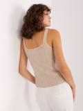 Beige Zweiteiler mit Top