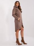 Brauner Kapuzenpullover