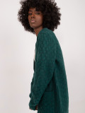 Stylischer Kardigan in Dunkelgrün