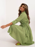 Stilvolles Midi-Kleid mit 3/4-Ärmeln