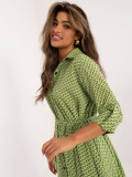 Stilvolles Midi-Kleid mit 3/4-Ärmeln