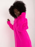 Stylisches fluoreszierendes rosa Kleid