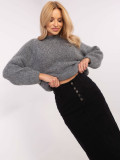 Stylische schwarze Midi-Rock