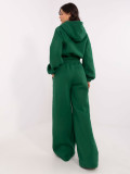 Stylisches Set mit Kapuze in Dunkelgrün