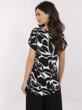 Stylische schwarze Bluse