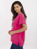 Stylische Fuchsia Bluse