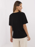 Stylisches schwarzes T-Shirt mit Druck