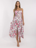 Blumen Midi Kleid mit Trägern