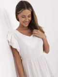 Elegantes Midi-Kleid mit Volants