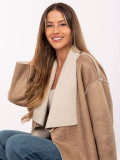 Beige Übergangsjacke
