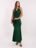 Elegantes Maxi-Kleid in Dunkelgrün
