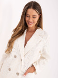 Elegante ecru Jacke