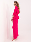 Elegantes rosafarbenes Set mit Hemd und weiter Hose