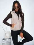Beige Fellweste