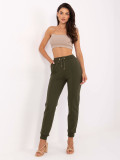 Stylische Sweatpants in Khaki