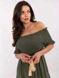 Elegantes Midi-Kleid mit Volants
