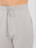 Damen Jogginghose mit Kordelzug, grau