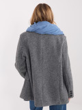 Stilvoller Schal in Grau-Blau